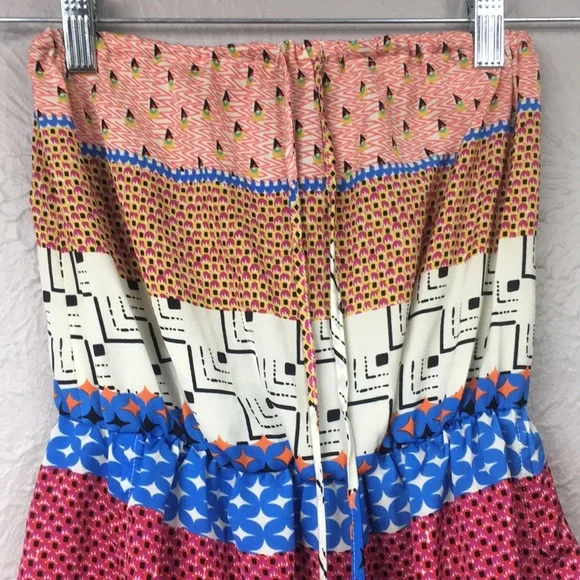 O'Neill Colorful Patterned Strapless Mini Dress - Picture 2 of 14